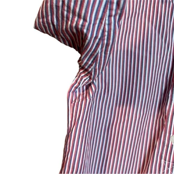 Tommy Hilfiger striped 1/4 button  top - Picture 11 of 12